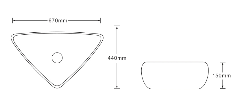 SL-7031 Раковина керамическая под мрамор LAB.Space  - Вид №1