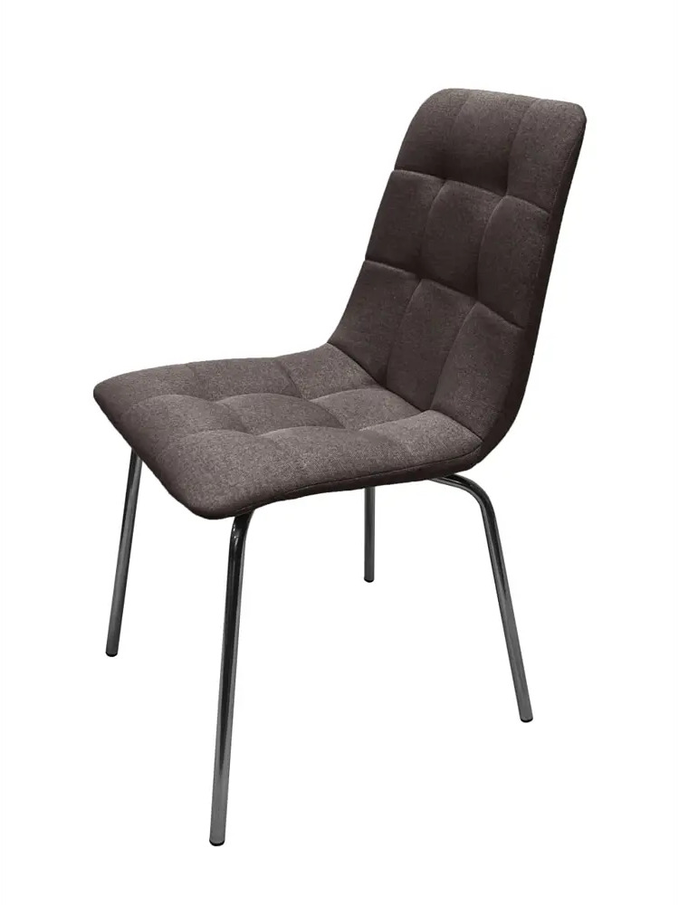 91727238 Стул кухонный Comfur 45x56x82.5см сталь/рогожка цвет коричневый 2шт STLM-0865737