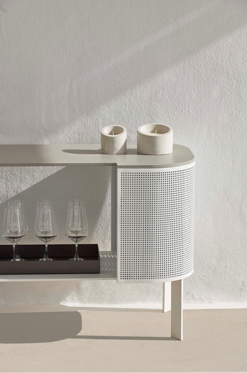 GANDIABLASCO Комод из термо-лакированного алюминия Solanas sun-id-1387490 - Вид №5