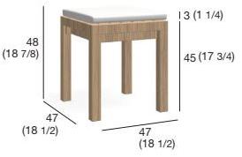 RODA Садовая скамейка из тика Network sun-id-1488323 - Вид №7