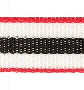 3823 (3824) Стропа 30 мм ФАСОВКА 2.5 м красный/белый/черный