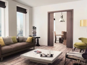 Scrigno Рама стойки для двойной раздвижной двери Scrigno gold