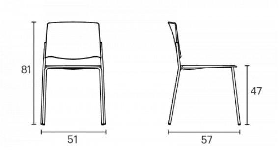 ENEA Съемное кресло для конференций из полипропилена Ema sun-id-1432473 - Вид №15