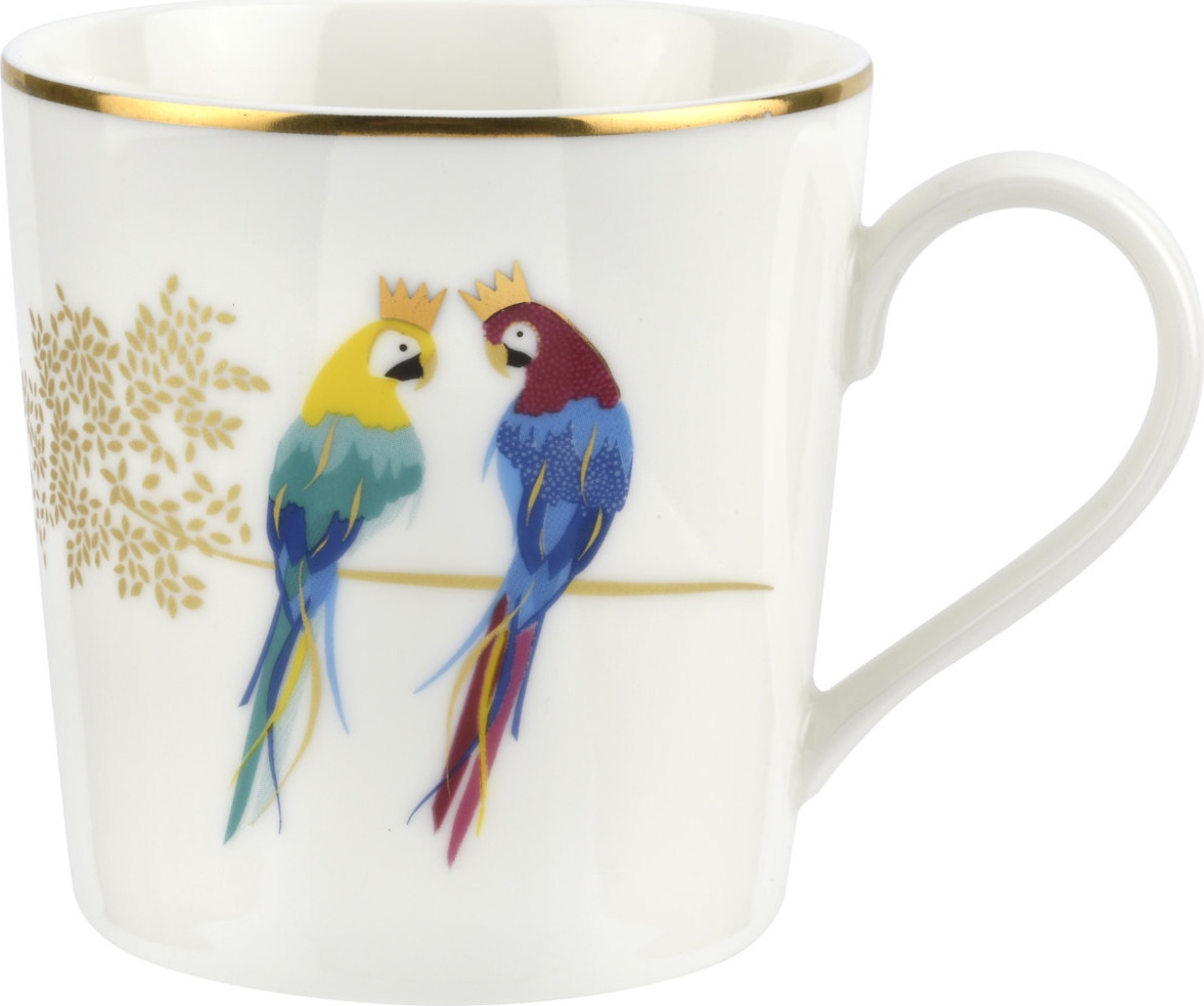 10667052 Portmeirion Кружка Portmeirion "Сара Миллер.Пикадилли. Попугаи" 340мл Фаянс 