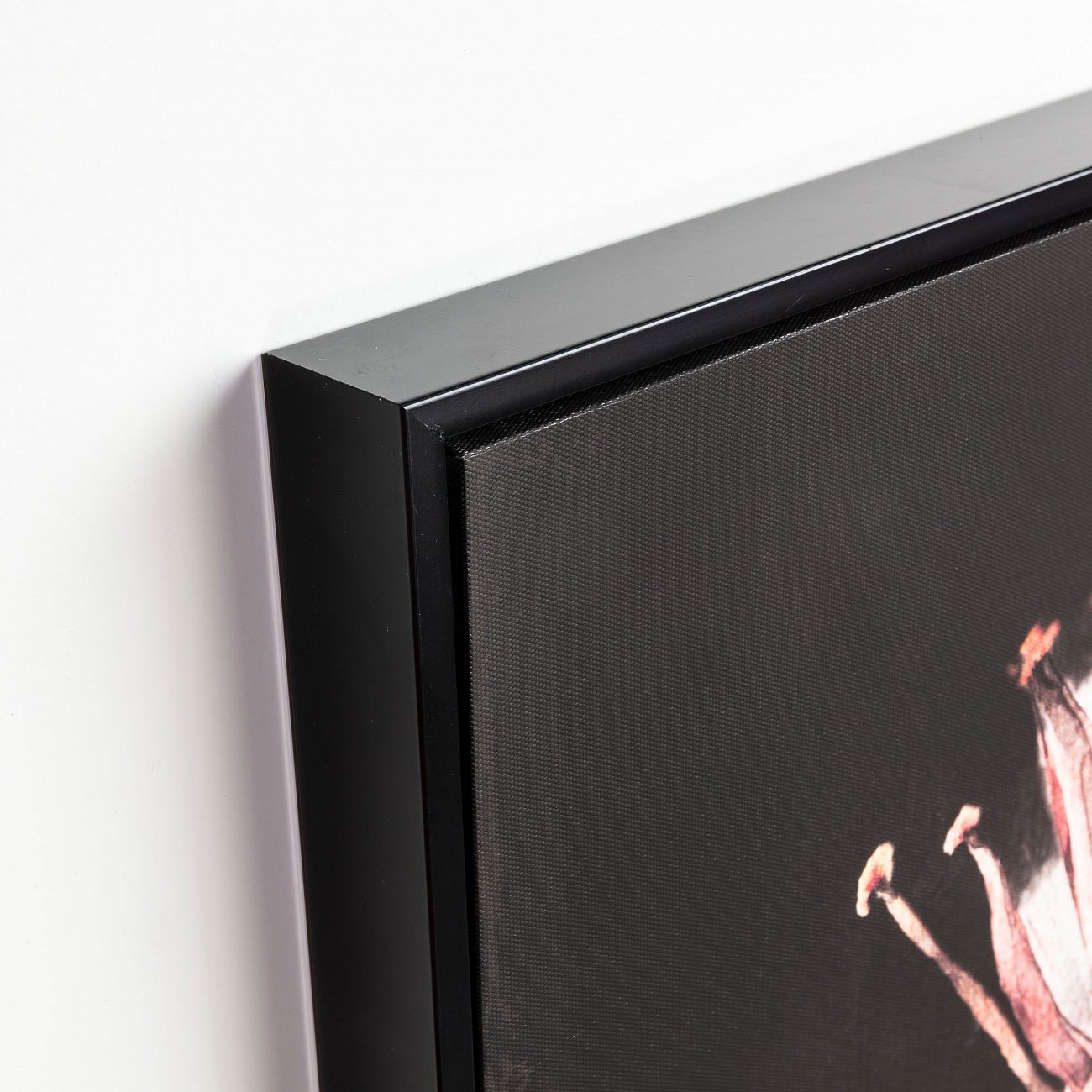 Картина на холсте 60х60 см черная Natures от La Forma LA FORMA NATURES 343086 Розовый;черный  - Вид №1