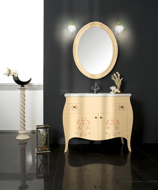 8959 Tifernoit Лакированная и декорированная композиция для ванной комнаты Bagno 