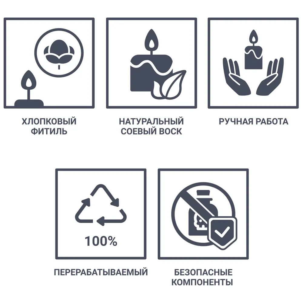 Ароматическая свеча Bago Home Сладкий инжир BHP0104 82745781 STLM-2180397  - Вид №1