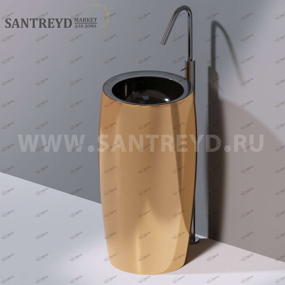 L100T0R0VT.252 Напольная раковина стоящая круглая A. e T. Italia SPOT AeT ITALIA TOTEM