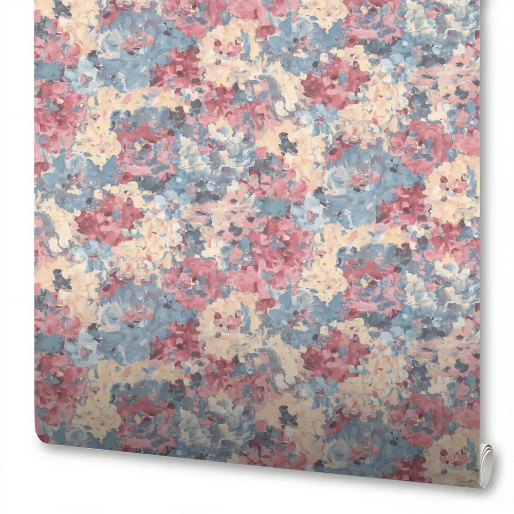 Обои флизелиновые WallSecret Garden красно-синие 1.06 м 8624-15 STLM-2009855