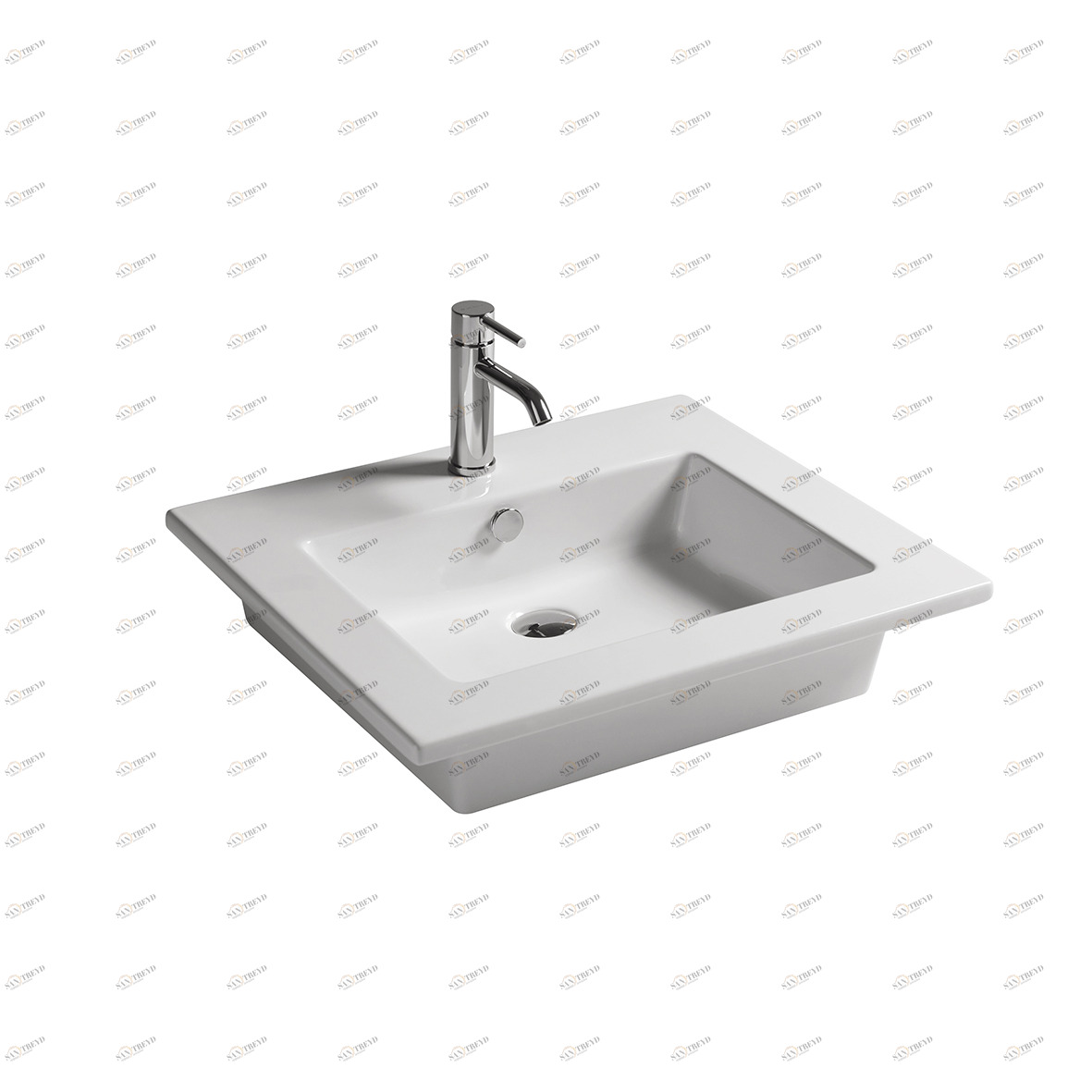 7221 Подвесная раковина настенная овальная Galassia EDEN белая