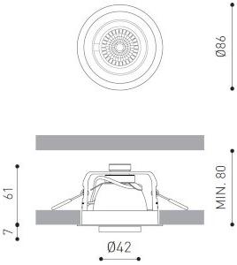 Arkoslight Встраиваемый светодиодный точечный светильник Pop up sun-id-1432222 - Вид №28