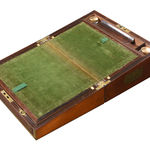 SOR27563 Коробка для письма из красного дерева с латунным переплетом ijlbrown  - Вид №9