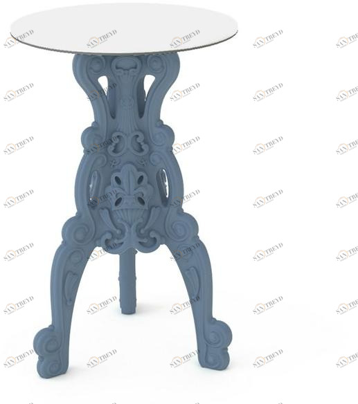 SLIDE Стол высокий круглый полиэтиленовый контрактный Design of love sun-id-1408341