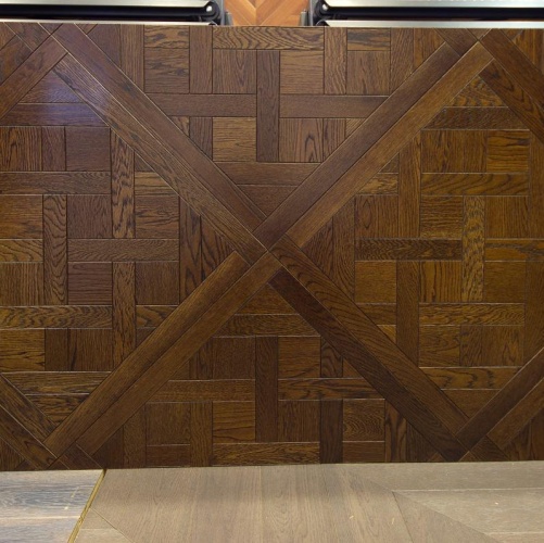 Модульный паркет Marco Ferutti Versailles Versailles Бренди Дуб с брашью (Текстурированная) 600х600 мм 2600600014 - Вид №2