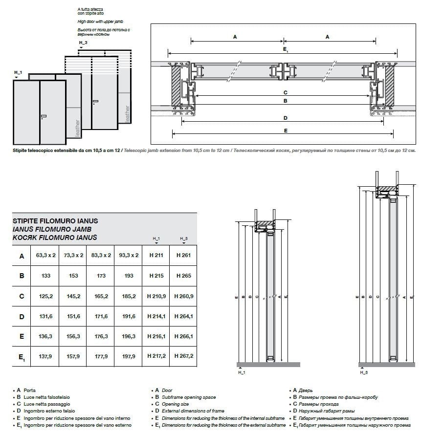 Распашная дверь из закаленного стекла Longhi Aluminiun Chic-Doors ARCH-00142904 - Вид №14