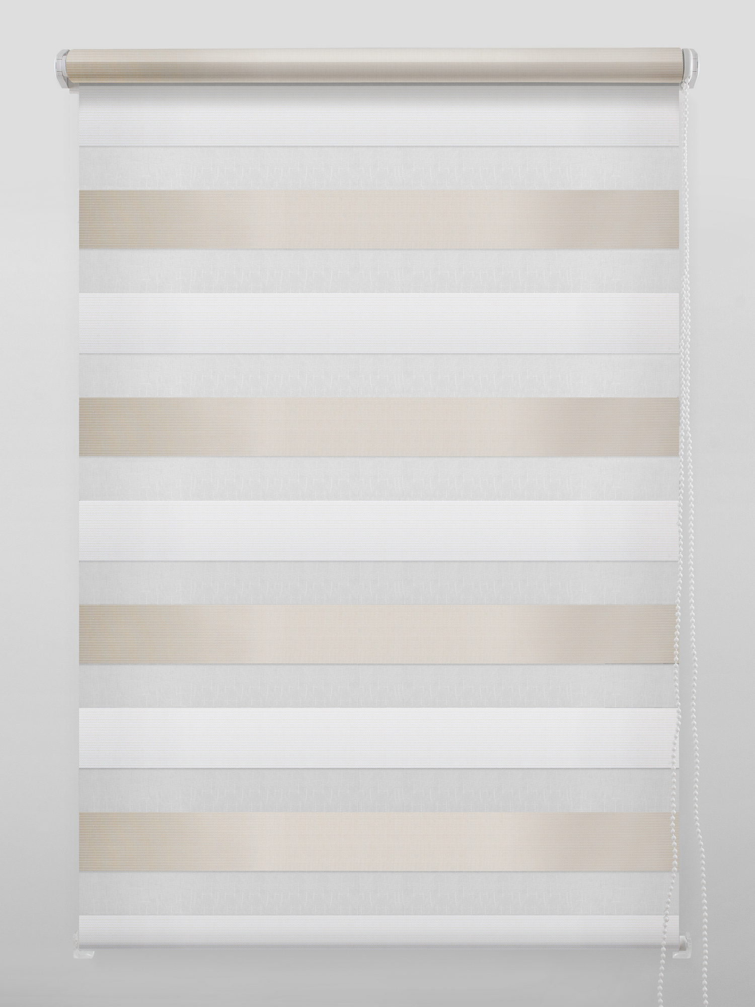 Рулонная штора день-ночь MIAMOZA 70x160 см серо-молочная 84522143 STLM-0051179