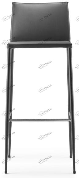 ONDARRETA Высокий кожаный табурет со спинкой Moka sun-id-1505082