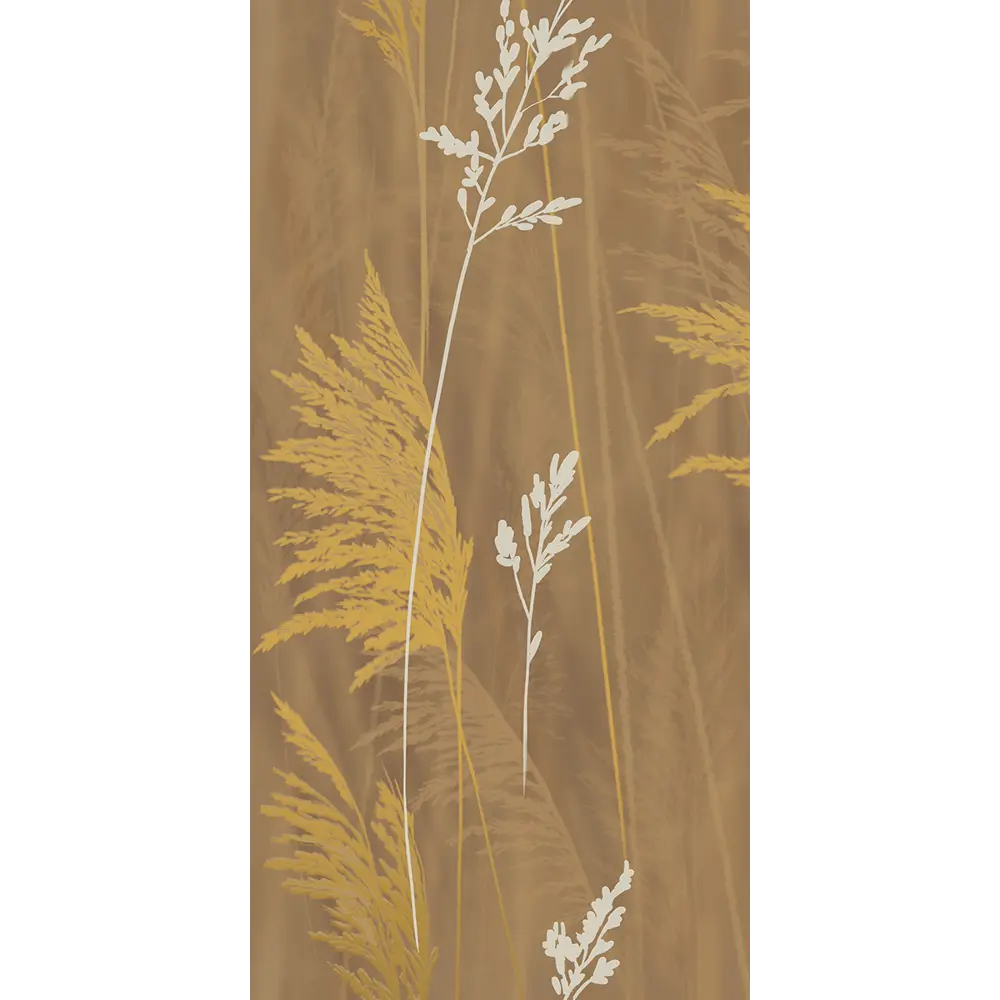 87121373 Декор настенный Azori Forest Pampas 2 31.5x63 см матовый цвет бежевый STLM-0948921 