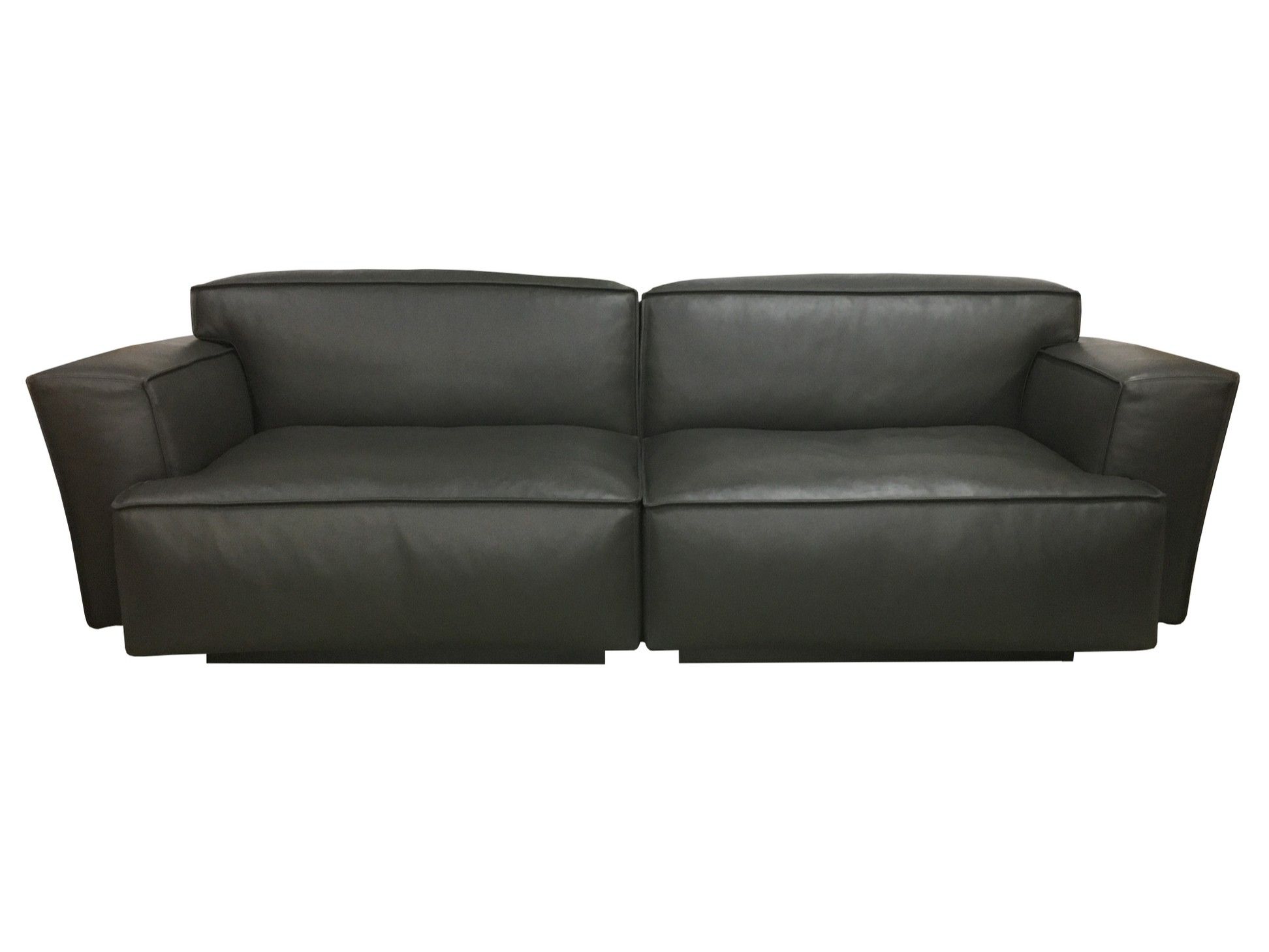 3-местный кожаный диван Duvivier Canapés Auguste ARCH-00084155 - Вид №1