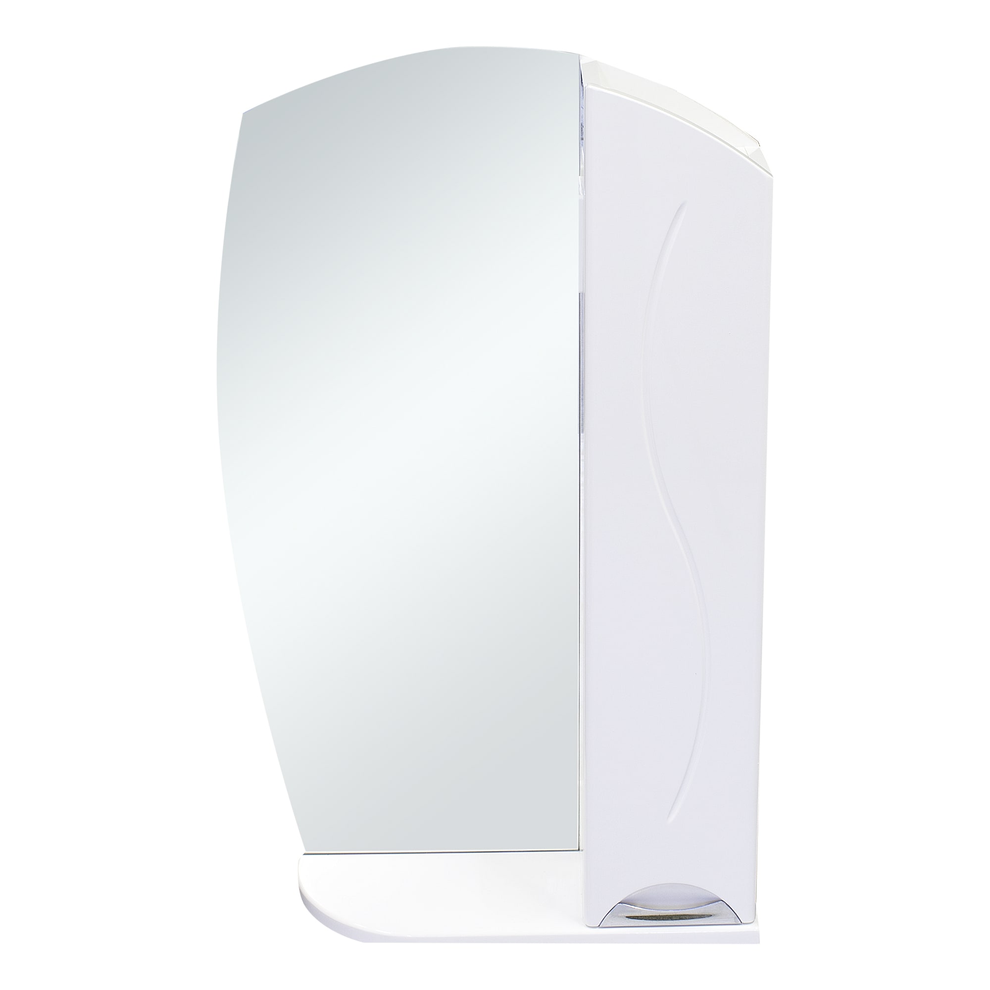 14357334 Шкаф зеркальный «» 55 см цвет белый Глория Santreyd