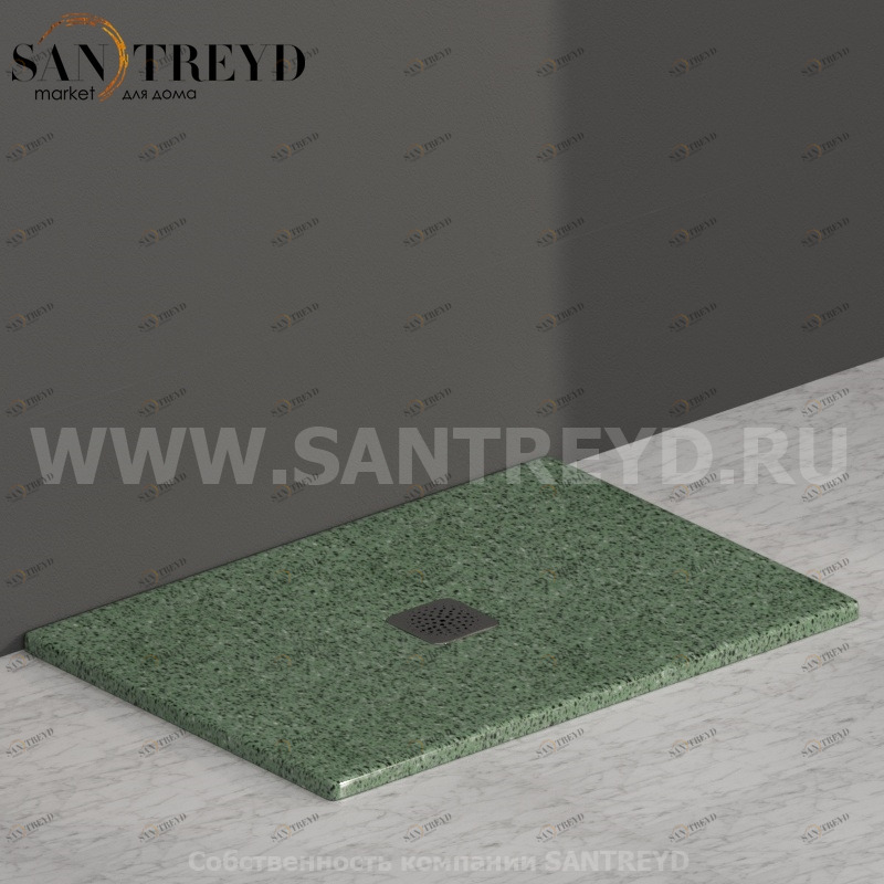 DT101GV Душевой поддон 100x70 керамический Globo Ceramica Globo DOCCIATRE