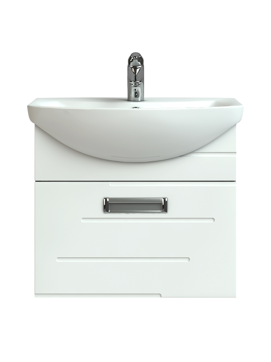 Тумба Diana 1-600 подвесная (под ум Балтика)610⨉450⨉520 мм белый Santreyd sun-id-665188 - Вид №2