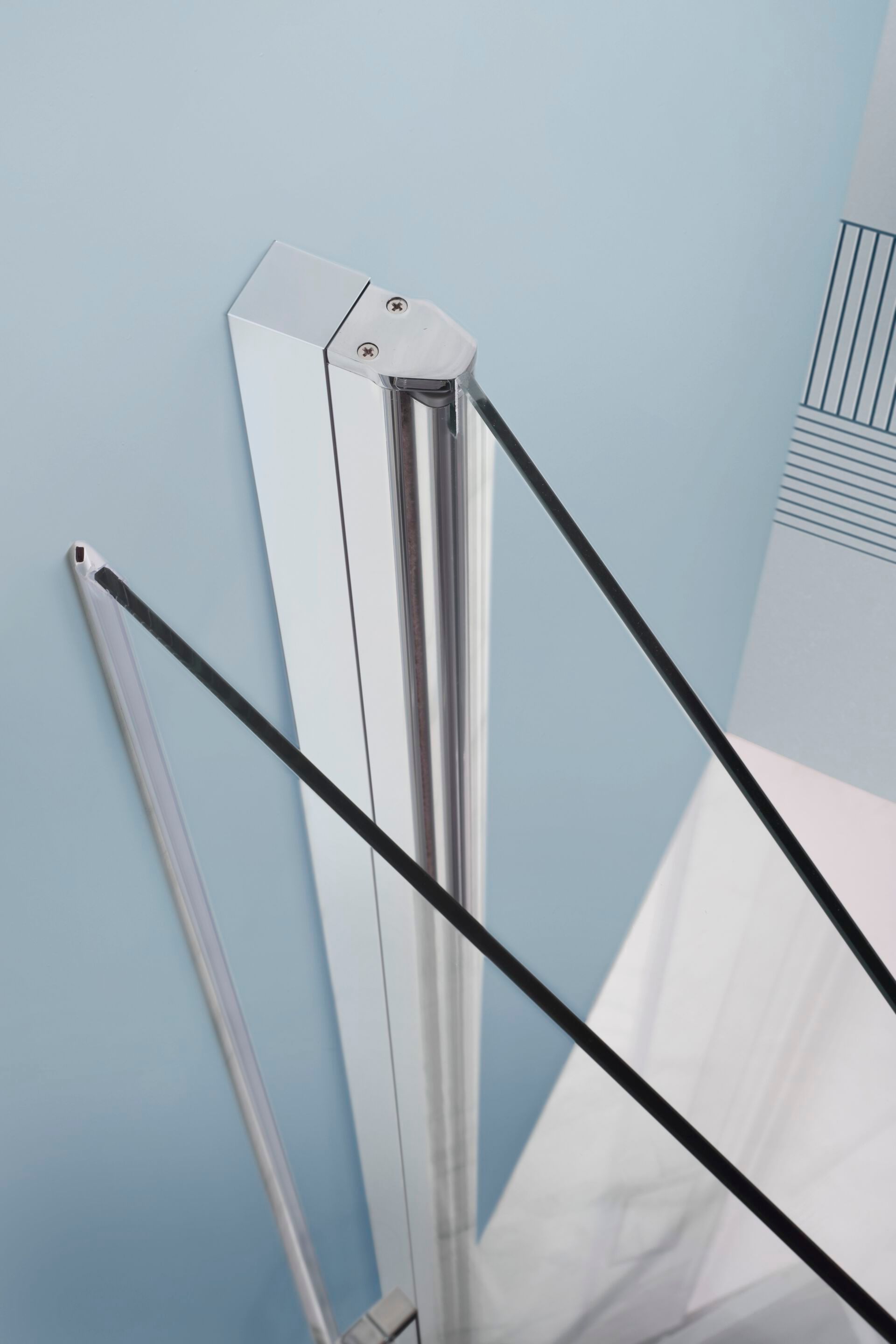 Алюминиевая и стеклянная душевая кабина с раздвижной дверью TAMANACO TPS35 ARCH-00116383 - Вид №4