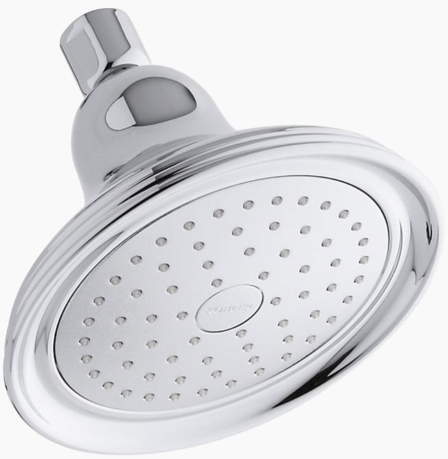 KOHLER Однофункциональная насадка для душа Devonshire 2,5 галлона в минуту с технологией всасывания воздуха Katalyst K-10391-AK-CP  - Вид №1