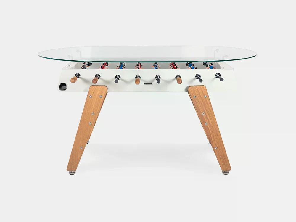 Овальный обеденный стол из стали и ироко со стеклянной столешницей RS Barcelona RS3 WOOD ARCH-00034979 - Вид №20