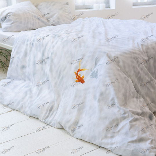 Детское постельное белье односпальное "Рыбка Бэсси" 150х200 см SNURK  335493 Белый 