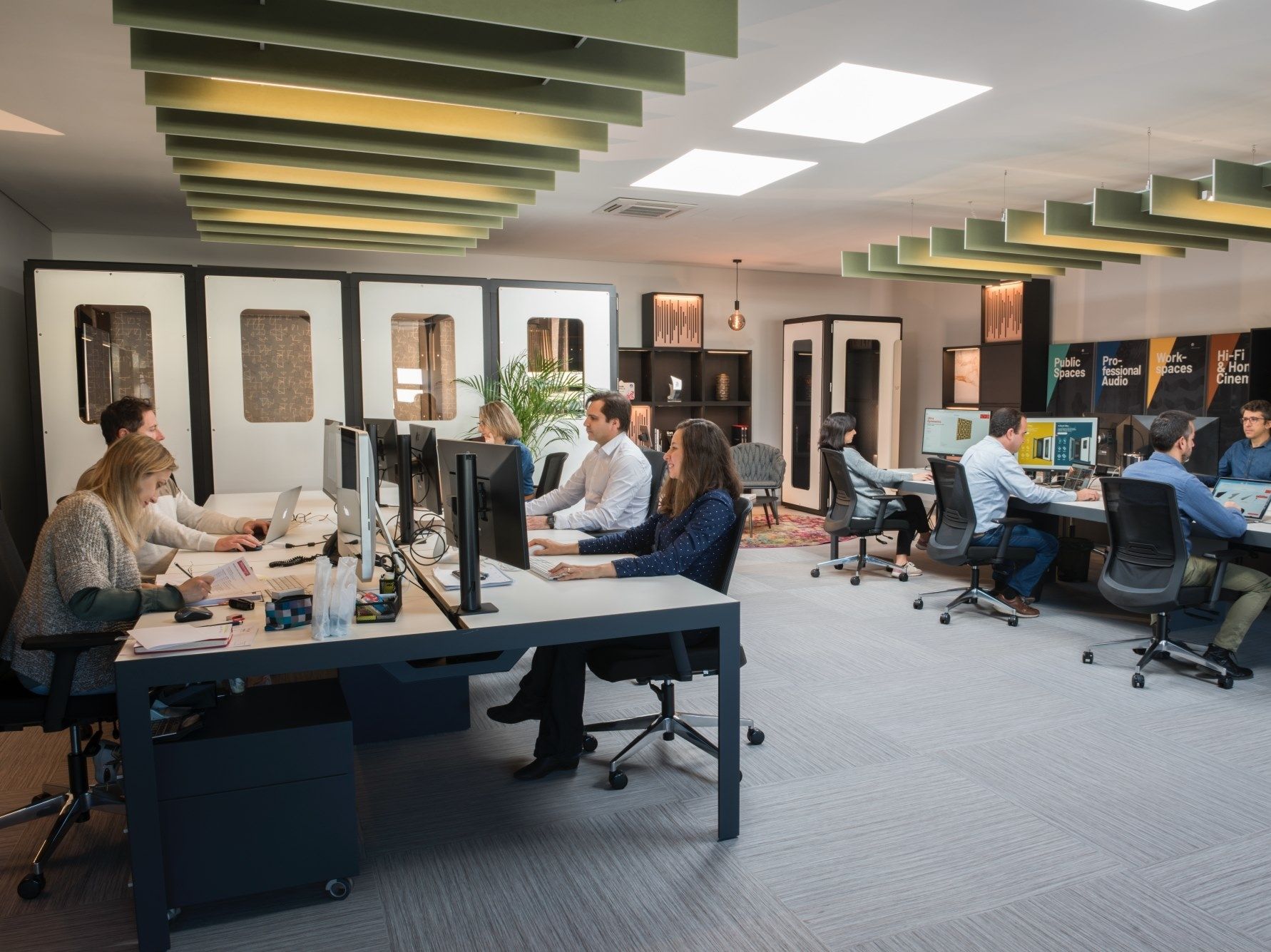 Многосторонняя акустическая офисная кабина со встроенным освещением Vicoustic Vicbooth Office ARCH-00048988 - Вид №1