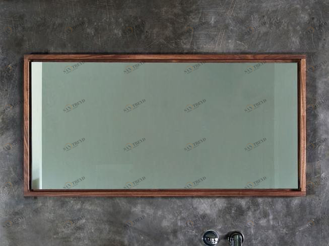 KARPENTER Настенное зеркало с рамой для ванной Parker sun-id-1369650