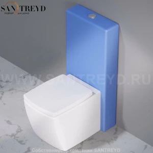 C301140 Компакт унитаз с бачком Синий A. e T. Italia WALL Италия