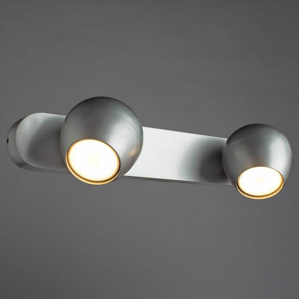Спот потолочный галогеновый серебряный Sfera A5781AP-2SS ARTE LAMP SFERA SILVER 00-3926294 Серебро  - Вид №1