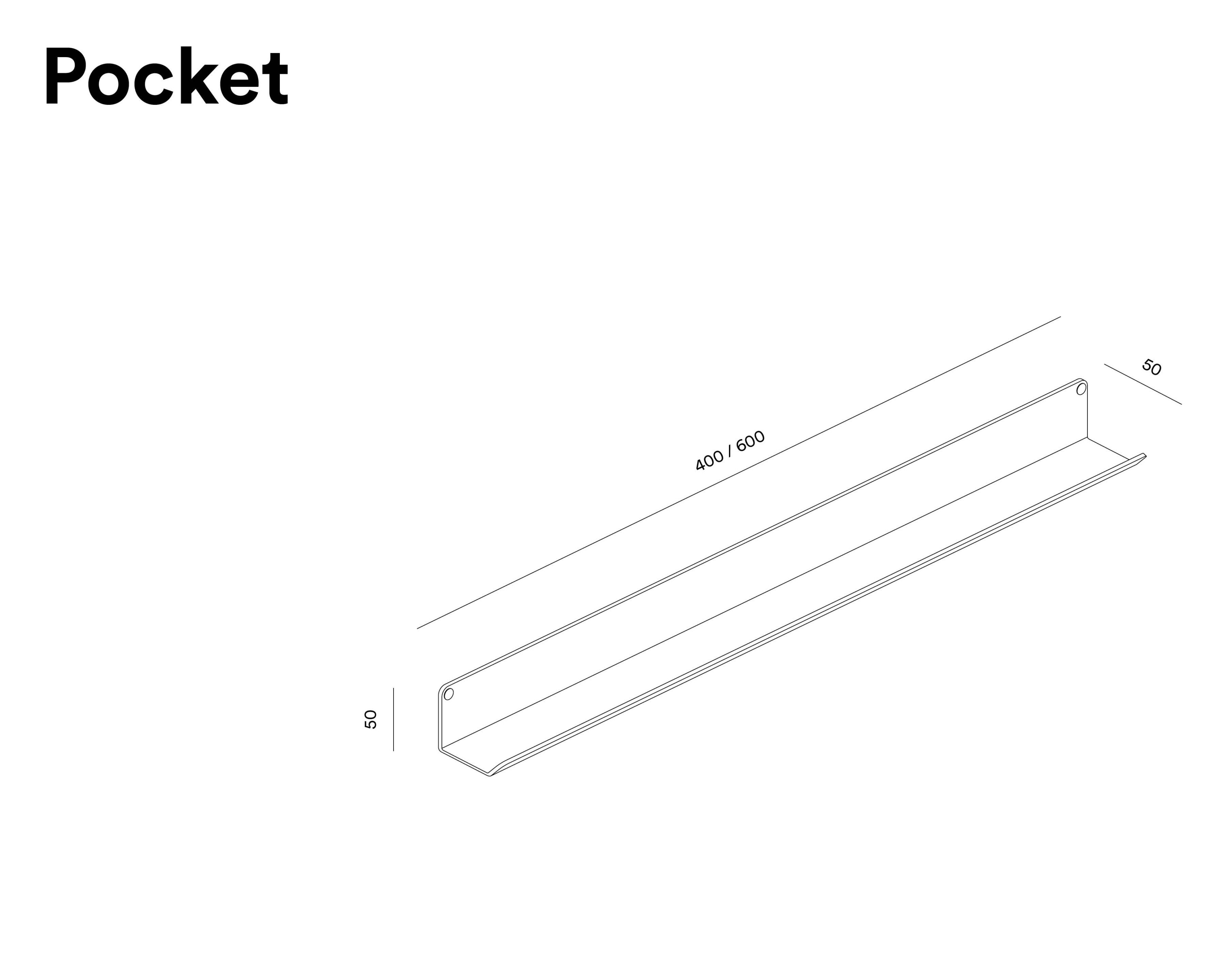 Металлическая полка D-SEGNO POCKET ARCH-00080118 - Вид №4