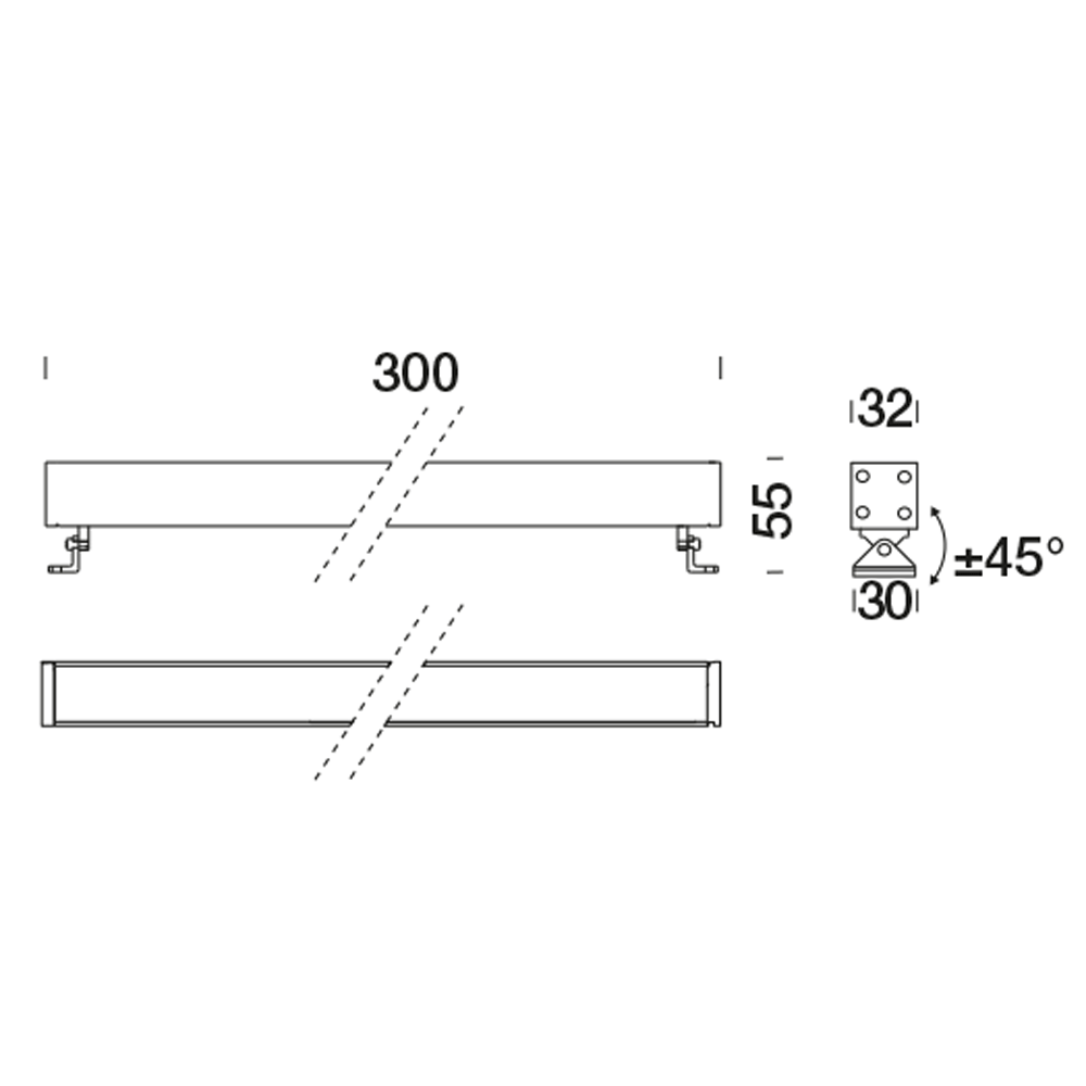8411317 Подсветка стены Platek MINI CORNICHE Applique  MINI CORNICHE Applique 300 mm - LED 3000K Elliptical  - Вид №10