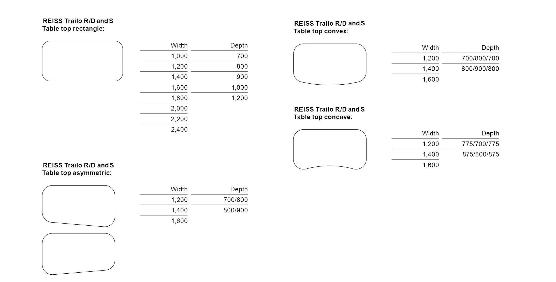 Деревянный прямоугольный стол REISS REISS Trailo® ARCH-00099694 - Вид №3