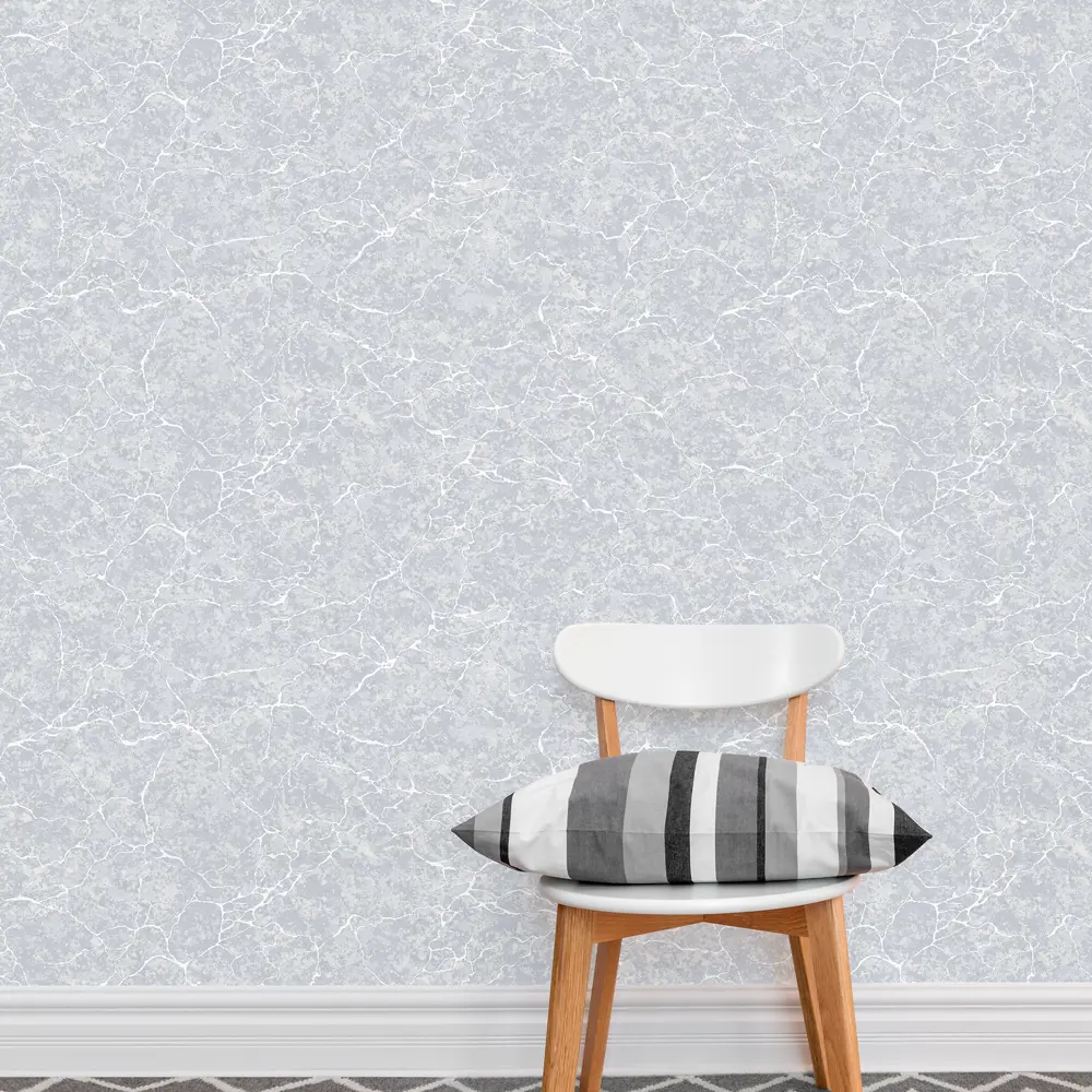 Флизелиновые обои ELYSIUM Идис серые с виниловым покрытием 89389804 STLM-1369158 - Вид №2