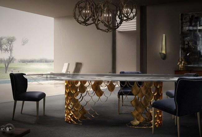 BRABBU Прямоугольный обеденный стол из стекла Koi sun-id-1512378 - Вид №2