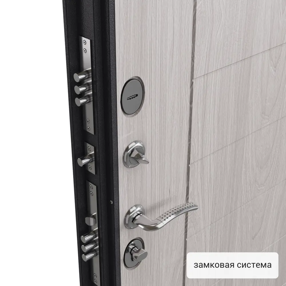 Дверь входная металлическая Вавилон 960 мм правая цвет графит TOREX STLM-2175981 - Вид №1