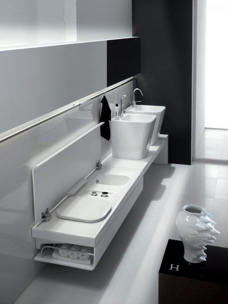 YXG801 G-FULL мойка на открытую поверхность с одним отверстием 400x480 Hatria 