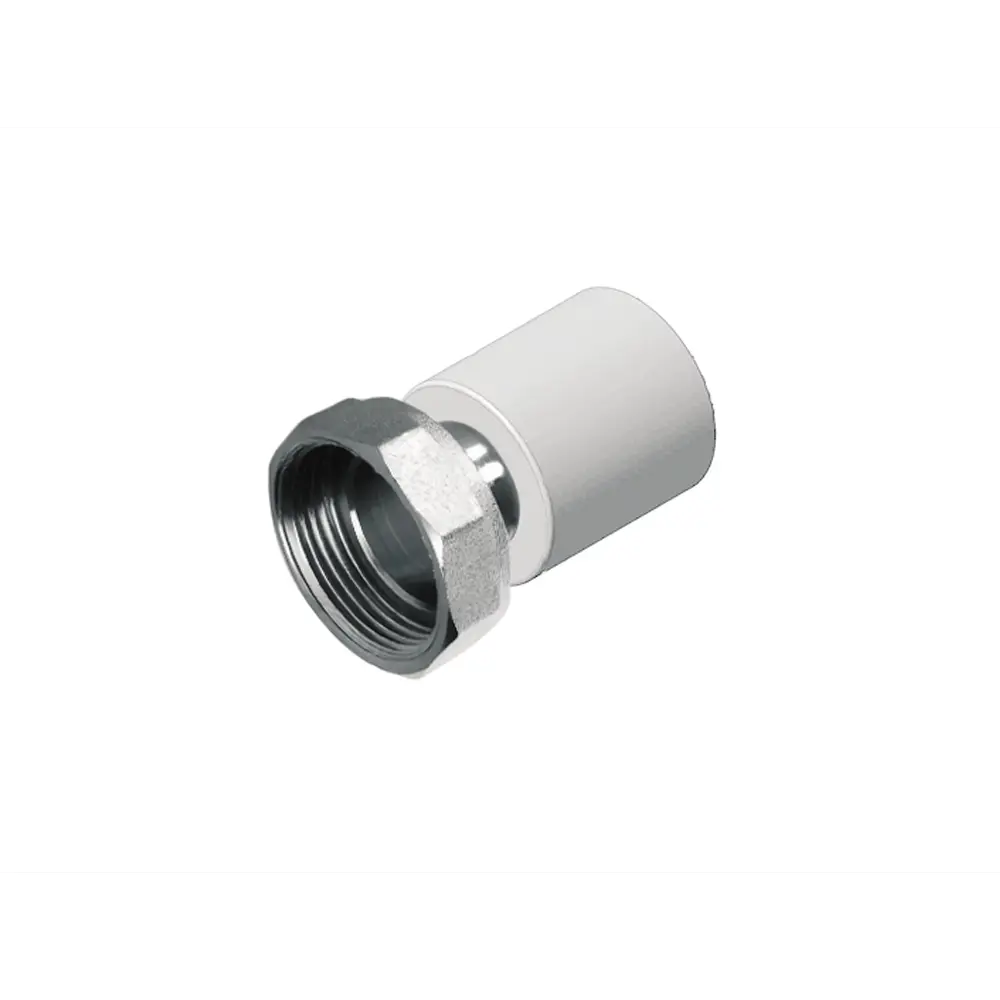 Муфта комбинированная Политэк 1"×32 мм с внутренней резьбой для систем водоснабжения 89422868 STLM-1567889