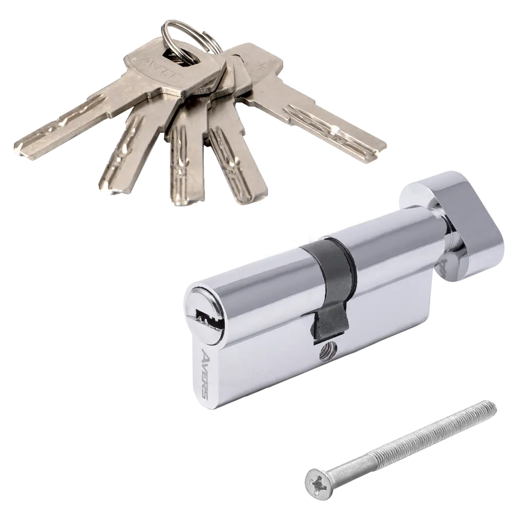 Цилиндр Armex Smart LM-70 35x35 мм ключ-вертушка цвет хром STLM-2063400