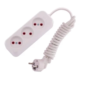 LILA Удлинитель бз 3 входа, 2 метра белый 720-0302-303