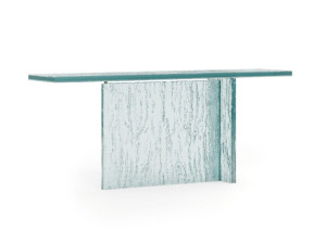 Стеклянная прямоугольная консоль