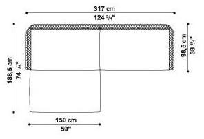 B&B Italia Outdoor Модульный угловой диван Ravel sun-id-1489537 - Вид №30