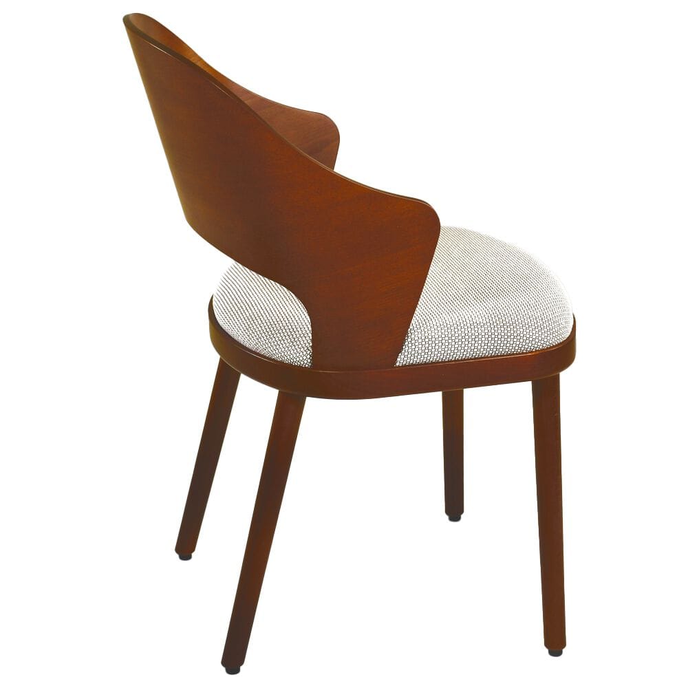 Деревянный стул с мягким сиденьем Vela Arredamenti Sau Wood ARCH-00147183 - Вид №1