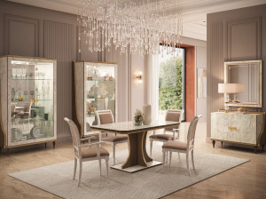 Прямоугольный мраморный стол