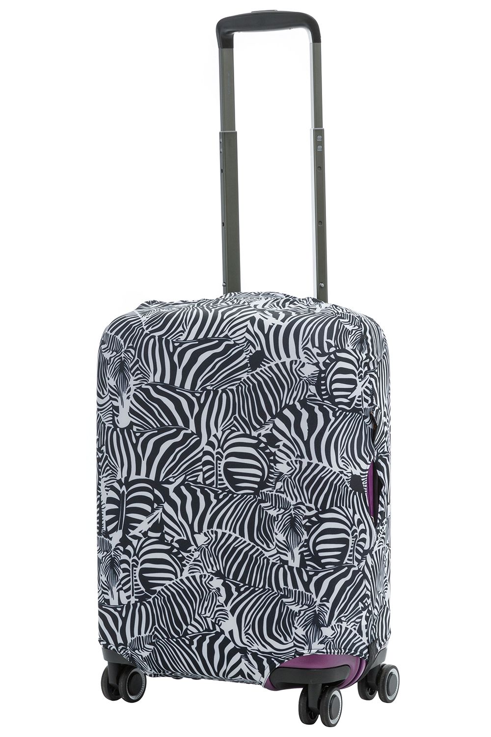 EBH597-S Чехол для чемодана малый Zebra print Eberhart 