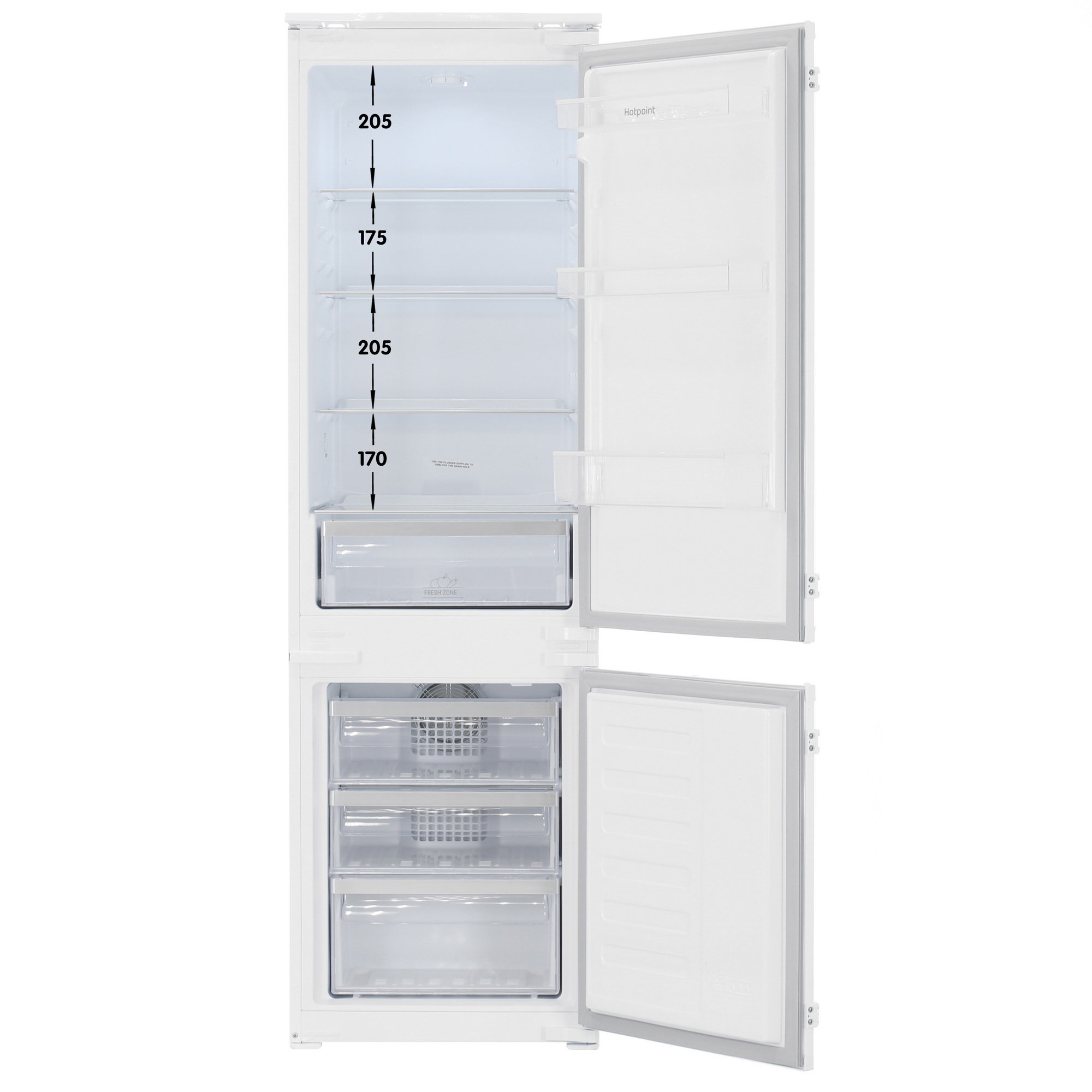 9100978 Встраиваемый холодильник Hotpoint HBH 18 STDN-0007259 - Вид №2